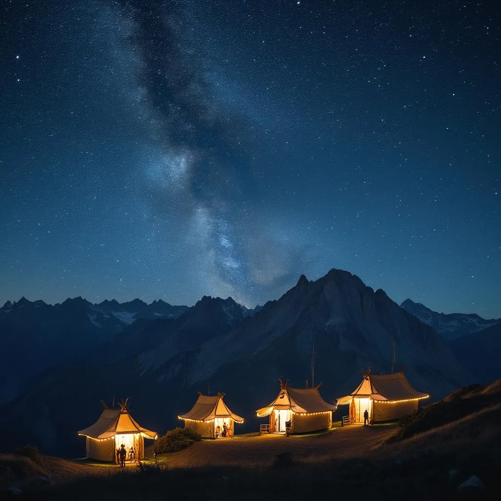 Campamento bajo las estrellas